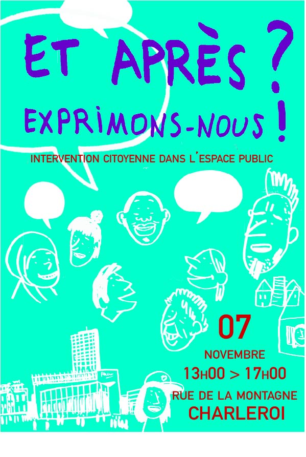 AfficheAGIRCharleroi_rue de la montagne AfficheAGIRCharleroi_rue de la montagne